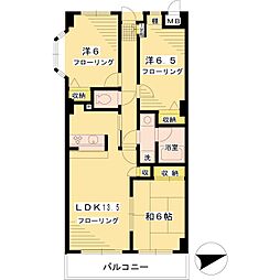 パークアベニュー 3LDKの間取図画像