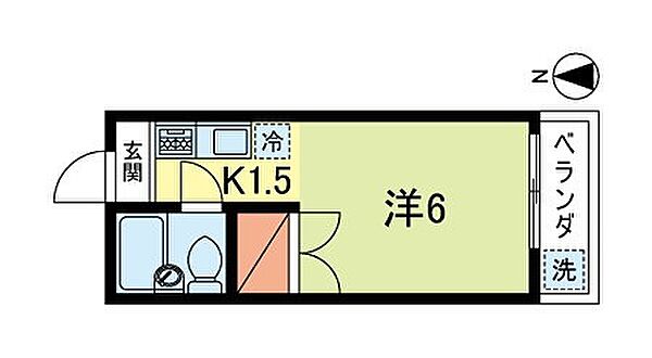 メイプルハイツ 101｜東京都杉並区上荻４丁目(賃貸アパート1K・1階・15.50㎡)の写真 その2