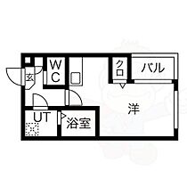 愛知県名古屋市千種区城木町３丁目（賃貸アパート1K・1階・20.25㎡） その2