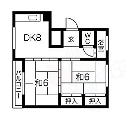 マンションヒロタ B棟 2階/-