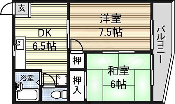 愛知県名古屋市中村区宿跡町２丁目(賃貸アパート2DK・1階・38.95㎡)の写真 その2