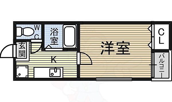 コーポなずな 202｜愛知県名古屋市中村区本陣通５丁目(賃貸アパート1K・2階・18.87㎡)の写真 その2