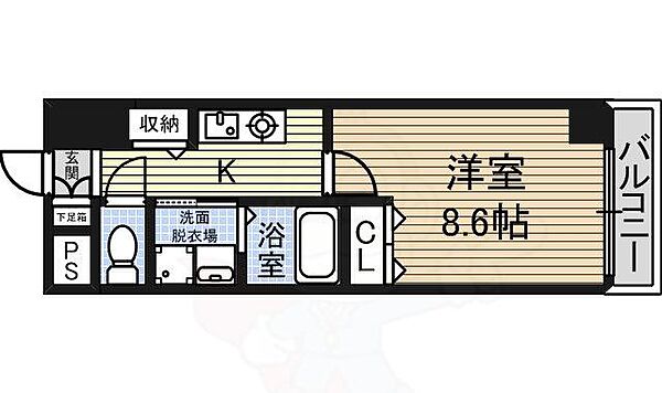 ニューシティアパートメンツ円上町 ｜愛知県名古屋市昭和区円上町(賃貸マンション1K・8階・29.40㎡)の写真 その2