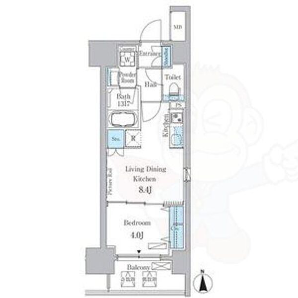 愛知県名古屋市中村区太閤通５丁目(賃貸マンション1LDK・10階・33.48㎡)の写真 その2