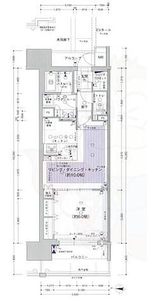 愛知県名古屋市中区丸の内２丁目(賃貸マンション1LDK・2階・40.00㎡)の写真 その2