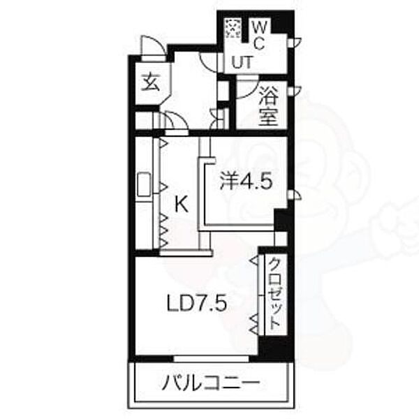 hinata higashiyama ｜愛知県名古屋市千種区東山通５丁目(賃貸マンション1LDK・4階・46.69㎡)の写真 その2