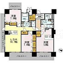 ロイヤルパークスＥＲささしま  ｜ 愛知県名古屋市中村区平池町４丁目（賃貸マンション3LDK・18階・110.32㎡） その2