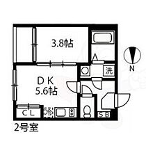 ハーモニーテラス野田4  ｜ 愛知県名古屋市中川区野田１丁目（賃貸アパート1DK・3階・25.21㎡） その2