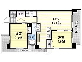 テラッツァ白壁  ｜ 愛知県名古屋市東区白壁２丁目（賃貸マンション2LDK・1階・58.66㎡） その2