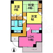 プリオール牧野2  ｜ 愛知県名古屋市千種区穂波町２丁目（賃貸マンション3LDK・3階・78.78㎡） その2