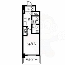 愛知県名古屋市中村区名駅南２丁目（賃貸マンション1K・8階・29.76㎡） その2