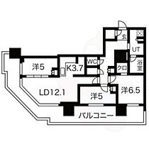 プラウドタワー名古屋錦  ｜ 愛知県名古屋市中区錦２丁目（賃貸マンション3LDK・16階・80.12㎡） その2