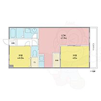 CYマンション  ｜ 愛知県名古屋市中川区中郷２丁目225番（賃貸マンション2LDK・1階・60.00㎡） その2