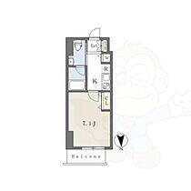 愛知県名古屋市千種区仲田２丁目（賃貸マンション1K・8階・24.32㎡） その2