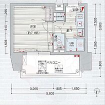 プレサンス覚王山D-Style2  ｜ 愛知県名古屋市千種区末盛通３丁目3番1号（賃貸マンション1K・7階・22.04㎡） その2