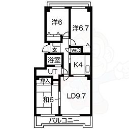 ラ・ヴィレット城屋敷 2階/-