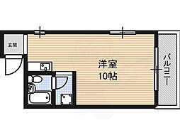 エルハイム浅間町 ワンルームの間取図画像