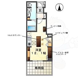 間取図画像 ワンルーム