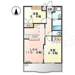 エスパートヴィル 2階/-