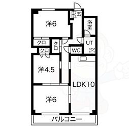 ハイツ・ソレアード 3階