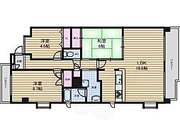 ロータリー春岡 6階/-