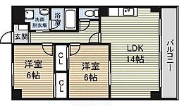 リヴィエル城屋敷 4階/-