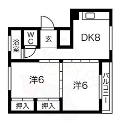 マンションヒロタ B棟 4階/-