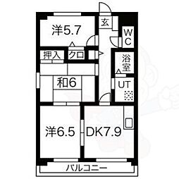 ル・クオーレ 3階
