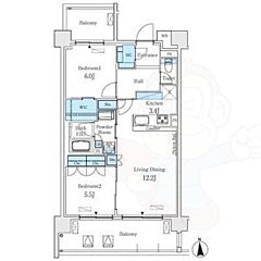物件の間取り