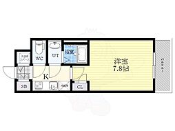S-RESIDENCE葵 1Kの間取図画像