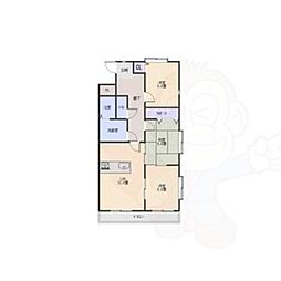 グランドメゾン新池 3DKの間取図画像