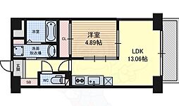 ルーエ千種 1LDKの間取図画像