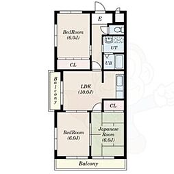 パラッツォT.H 3LDKの間取図画像