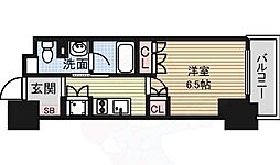 パークアクシス名駅南グランデ 1Kの間取図画像