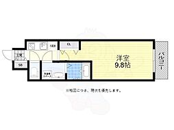 S-RESIDENCE勝川駅前 1Kの間取図画像
