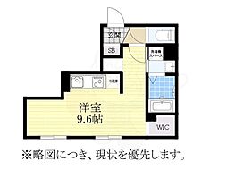 LUORE名古屋駅NORTH ワンルームの間取図画像