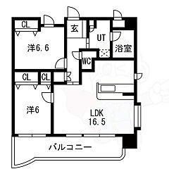 物件の間取り