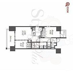 OPUSRESIDENCENAGOYASTATION 2LDKの間取図画像
