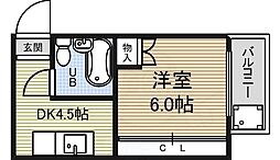 サンハイツ大道 2階/-
