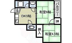 コスモスビル 2階/-