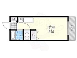 正和荘 1Kの間取図画像