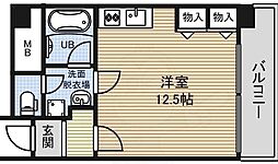 サンプラザ金山 ワンルームの間取図画像