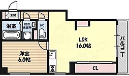 キャッスルビレッジ 1LDKの間取図画像
