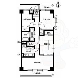 ルミエール 3LDKの間取図画像