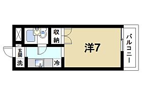 エクセレント河  ｜ 奈良県奈良市富雄元町3丁目（賃貸マンション1R・2階・17.39㎡） その2