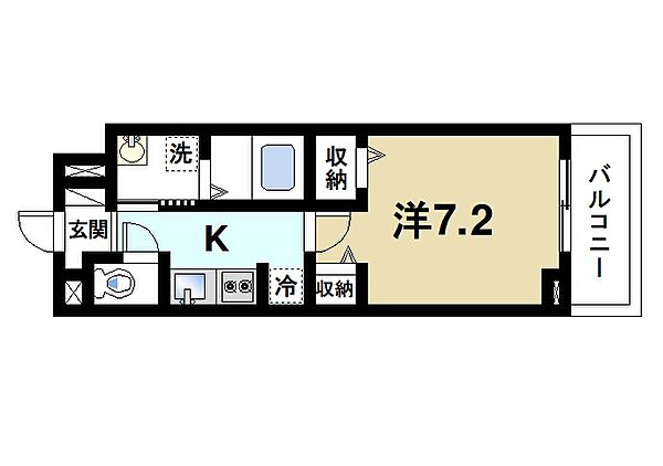 奈良県桜井市大字戒重(賃貸アパート1K・2階・27.02㎡)の写真 その2