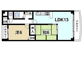 富士ビル  ｜ 奈良県奈良市西木辻町（賃貸マンション2LDK・7階・56.85㎡） その2