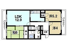 チュリス学園前  ｜ 奈良県奈良市学園中4丁目（賃貸マンション3LDK・4階・64.42㎡） その2