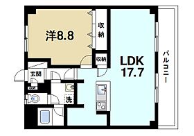 奈良県奈良市大宮町6丁目（賃貸マンション1LDK・4階・56.98㎡） その2