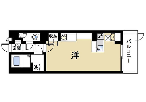 レオネクストコミンチャーレ九条 ｜奈良県大和郡山市九条町(賃貸マンション1R・2階・27.80㎡)の写真 その2